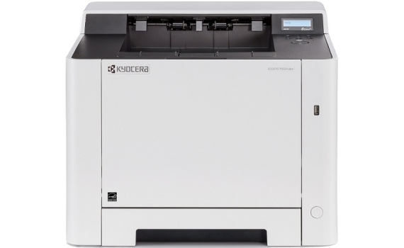 Принтер лазерный KYOCERA Цветной лазерный принтер Kyocera P5021cdw (A4, 1200dpi, 512Mb, 21 ppm, 300 л., дуплекс, USB 2.0, Gigabit Ethernet, Wi-Fi) продажа только с доп. тонерами TK-5220K/C/M/Y