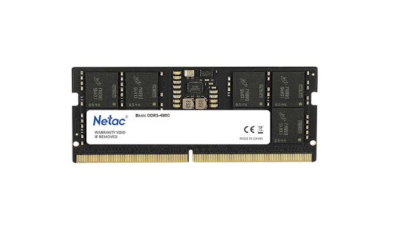 Netac Basic SODIMM 16GB DDR5-4800 (NB5-38400) C40 40-40-40-77 1.1V Memory module