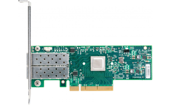 Mellanox ConnectX-4  Lx EN network interface card, 25GbE dula-port SFP28, PCIe3.0 x8, tall bracket, ROHS R6  (9MMCX4121AACAT)