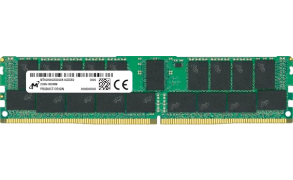 Micron DDR4 RDIMM 32GB 2Rx4 3200 MHz ECC Registered MTA36ASF4G72PZ-3G2  (Analog Crucial CT32G4RFD432A)