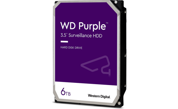 Western Digital HDD SATA-III  6Tb Purple WD62PURX, IntelliPower, 256MB buffer (DV&NVR)