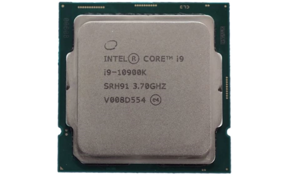 CPU Intel Core i9-10900K (3.7GHz/20MB/10 cores) LGA1200 OEM, UHD G630, TDP 125W, max 128Gb DDR4-2933, CM8070104282844SRH91