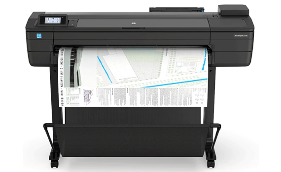 HP DesignJet T730 (36",4color,2400x1200dpi,1Gb, 25spp(A1 drawing mode),USB for Flash/GigEth/Wi-Fi,stand,media bin,rollfeed,sheetfeed,tray50 (A3/A4), autocutter,GL/2,RTL,PCL3 GUI, 2y warr repl. F9A29A)